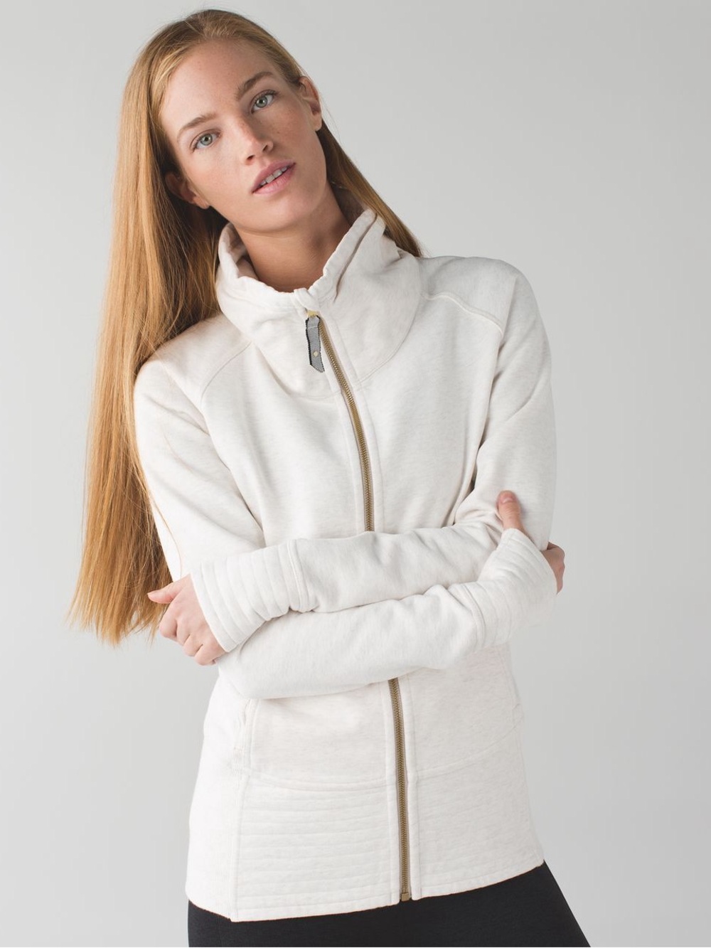 Lululemon Radiant Jacket
Heathered Angel White